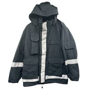 VTG Spiewak Golden Fleece WeatherTech Jacket 42 Reflective Hooded Safety Coat